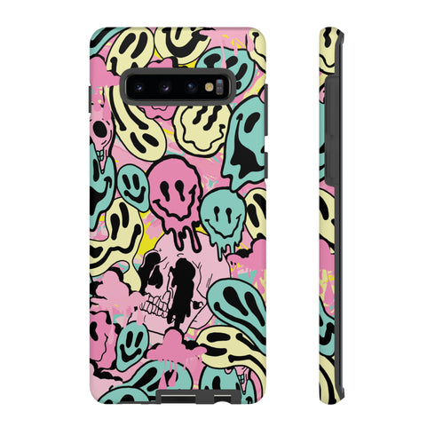 Pastel Melted Neon Smiley Phone Case